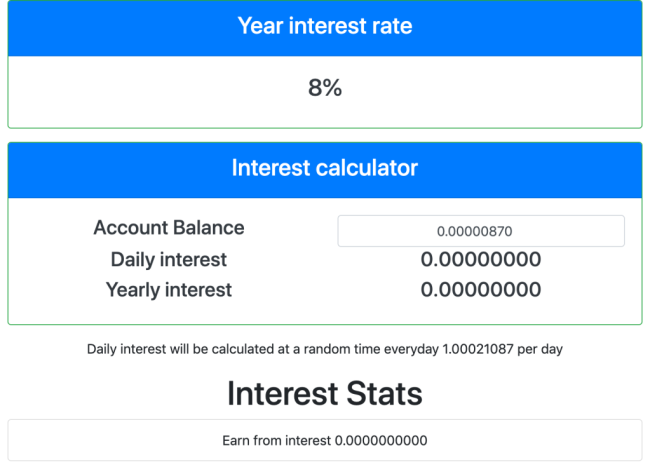 Free-Ethereum.io interest rates