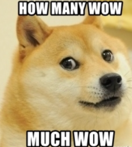 How many wow? Much wow doge meme