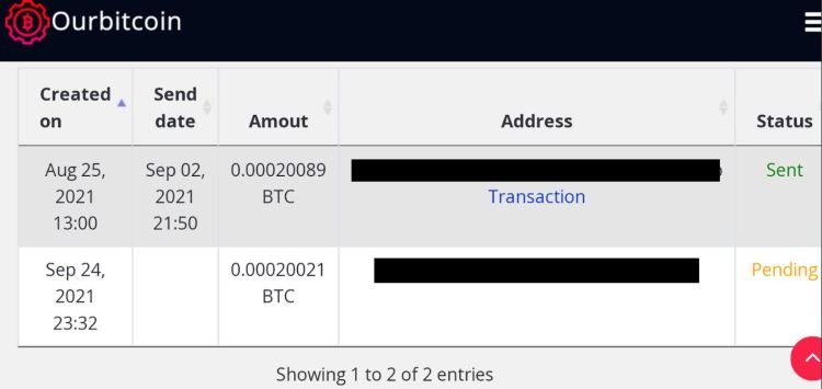 Ourbitco.in pending payment since 9-24-2021
