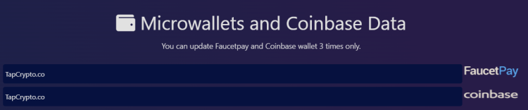 Microwallet and Coinbase linking for Dutchycorp