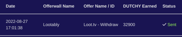 Loot.tv Payment Proof